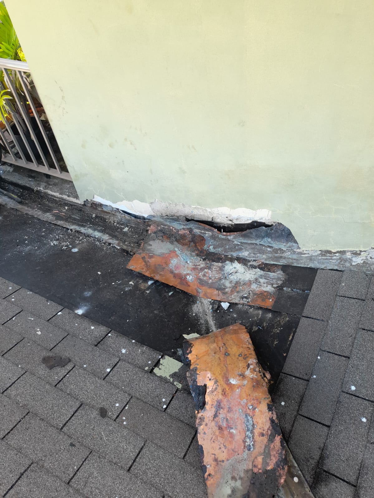 Outdoor electrical service panel mounted with conduit runs cleanly dressed